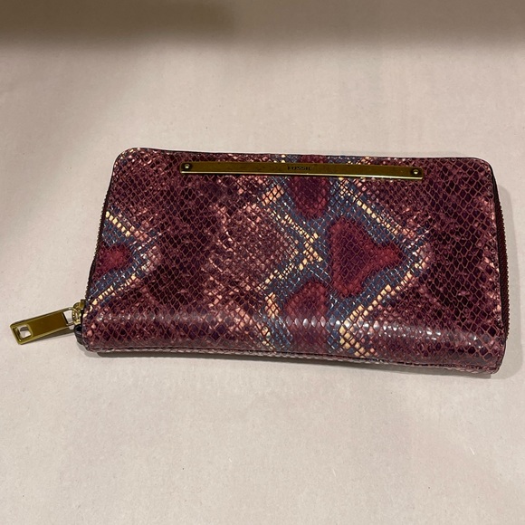 Fossil Liza Slim Leather Bifold Wallet